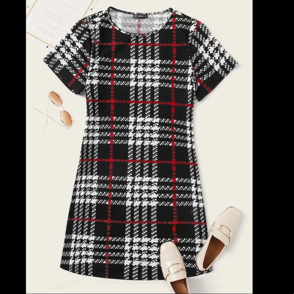 NWOT Size 2XL Plaid Dress